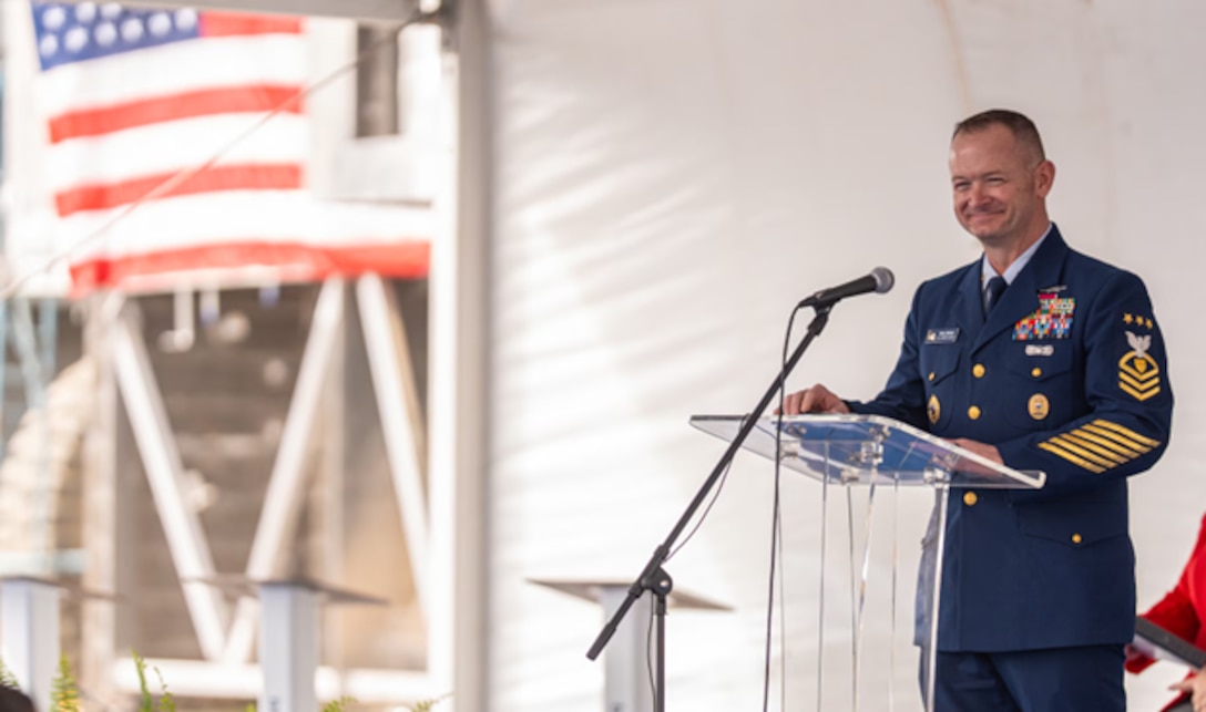 Master Chief Petty Officer of the Coast Guard Phillip Waldron.