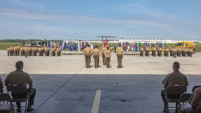 Headquarters and Headquarters Squadron Change of Command Ceremony