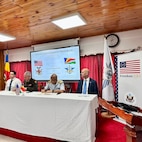 New Mexico National Guard at the signing ceremony were Joint Staff Director Brig. Gen. Pia Romero and State Command Sgt. Maj. Chris Poccia, whose presence underscored the Guard’s commitment to building a strong and enduring relationship with the Seychelles Defence Forces across all levels of leadership.