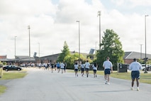 Airmen running