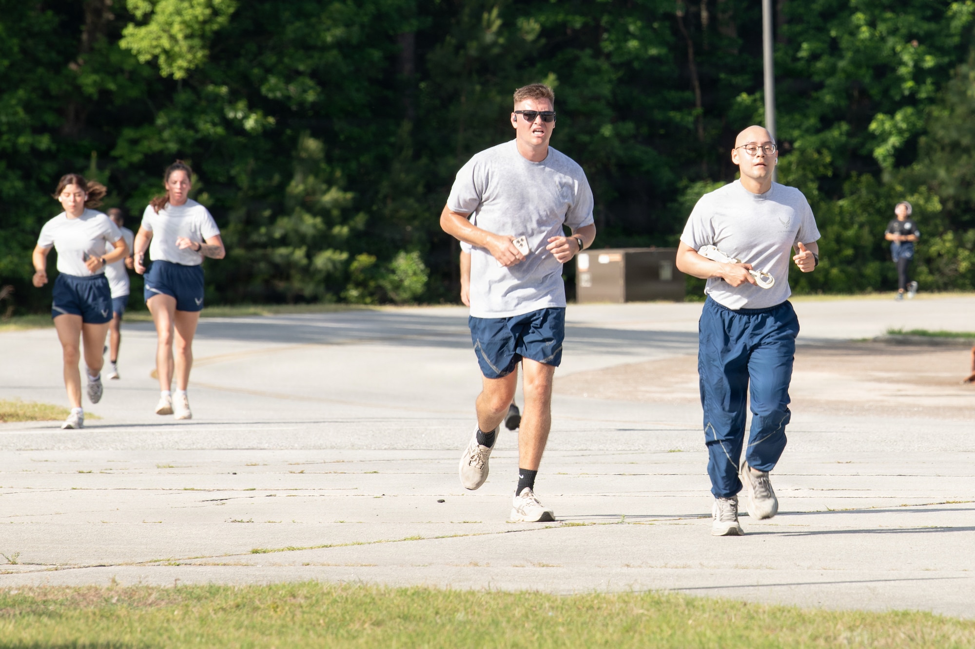 Airmen running