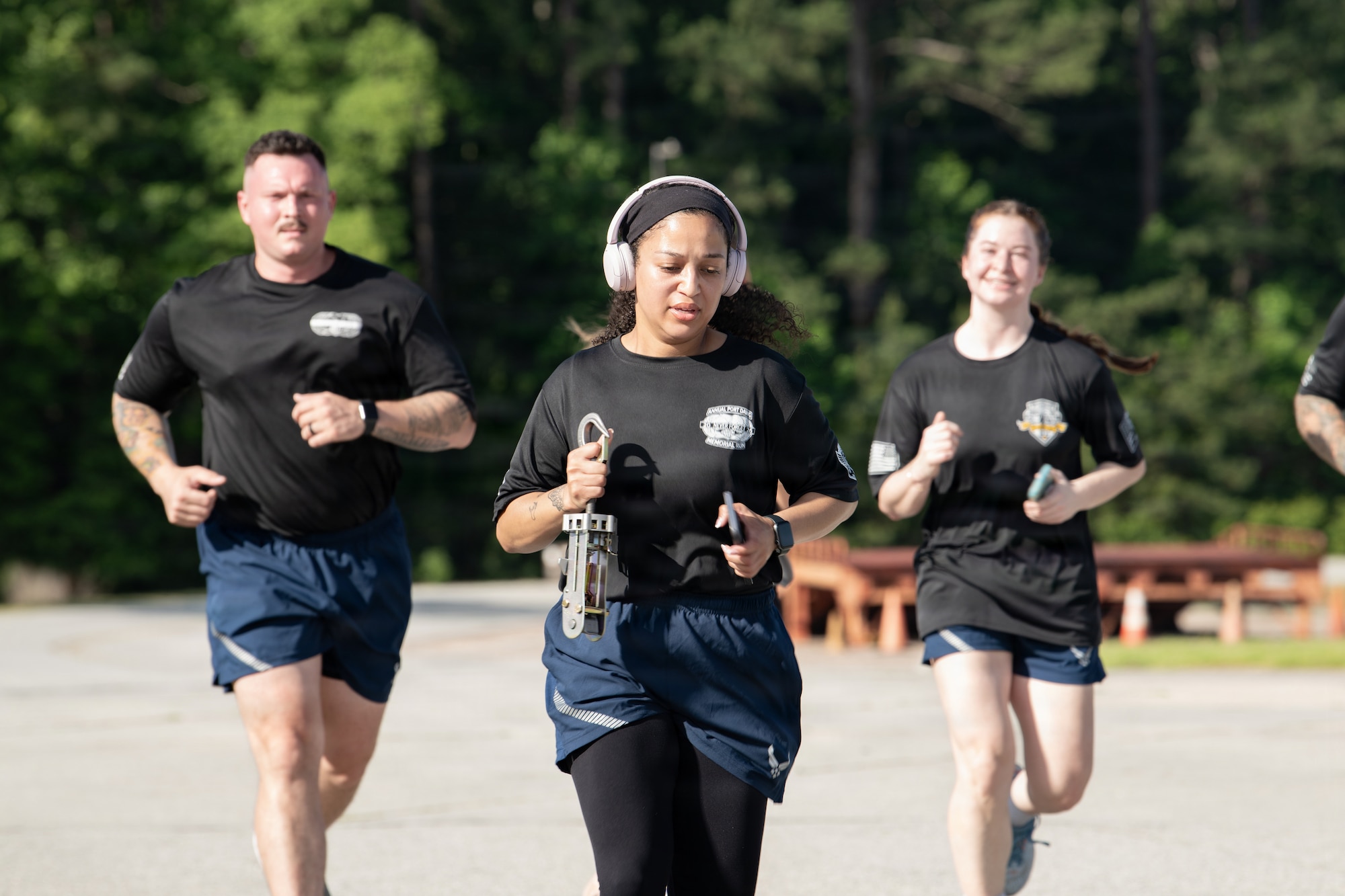 Airmen running