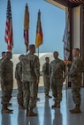 transfer of authority ceremony between the 101st Airborne Division (Air Assault) and the 1st Armored Division, at Fort Huachuca, Ariz., May 29, 2026. A transfer of authority ceremony is a ceremonial event that marks the official transition of operational control, responsibilities, and mission authority from an outgoing unit to an incoming unit. U.S. Northern Command is working side-by-side with the Department of Homeland Security and the U.S. Customs and Border Protection within narrowly defined authorities to provide unique military capabilities to protect the territorial integrity of the U.S. southern border.