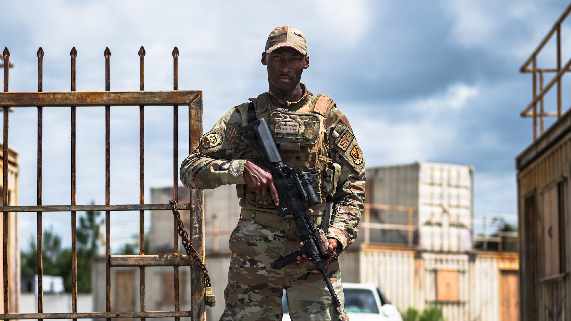 Airmen participate in close-quarters battle training