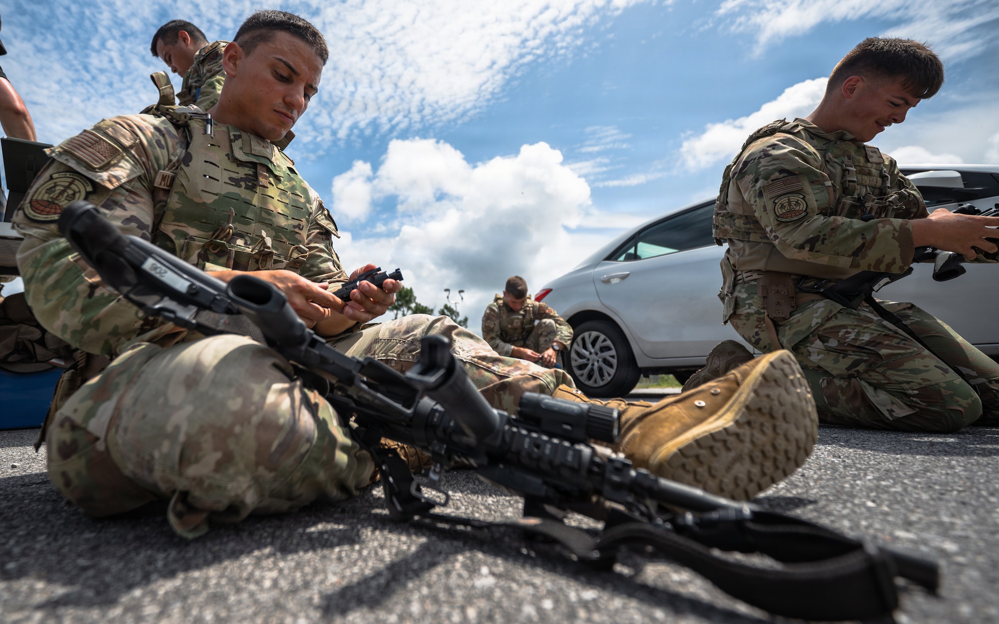 Airmen participate in close-quarters battle training