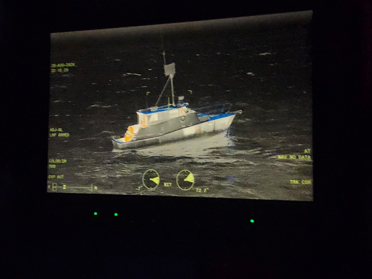 Coast Guard and partner agencies respond to a distress call of a 30-foot vessel with 37 people aboard, 88 miles offshore Channel Islands Harbor.