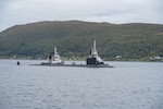 Virginia-class fast-attack submarine USS Delaware (SSN 791) arrives in Grøtsund, Norway, for a scheduled port visit near Tromsø, Sept. 1, 2026. Delaware is deployed to the U.S. 6th Fleet area of operations to support the warfighting effectiveness, lethality, and readiness of U.S. Naval Forces Europe-Africa and defend U.S., Allied, and partner interests in the region. (U.S. Navy photo by Mass Communication Specialist 1st Class Austin Ingram)