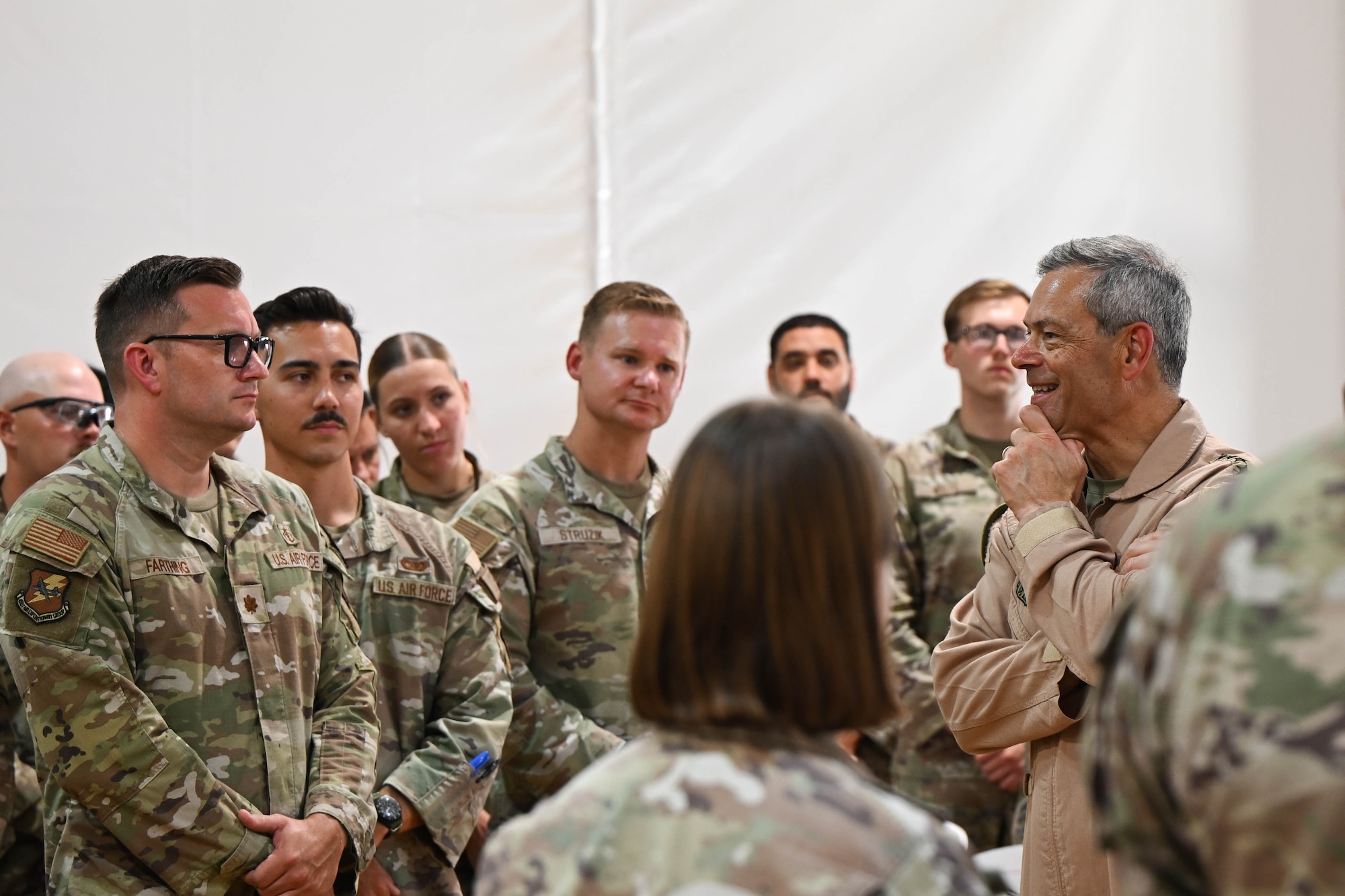 CSAF and CMSAF visit AOR