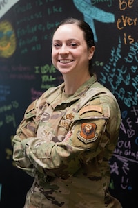 Staff Sgt. Madisyn Sisk, a 1st Special Operations Wing transportation specialist, posed for a photo after receiving the Department of the Air Force Sexual Assault Prevention and Response Victim Advocate of the Year at Hurlburt Field, Florida, July 27, 2026.