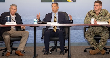 Retired Navy captain encourages NUWC Division Newport employees to build workplace connections