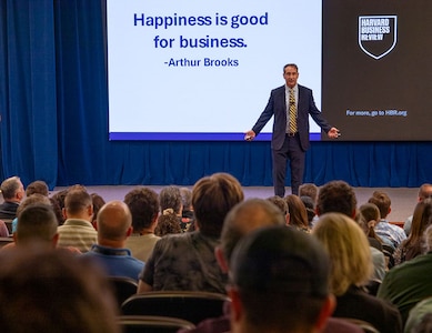 Retired Navy captain encourages NUWC Division Newport employees to build workplace connections