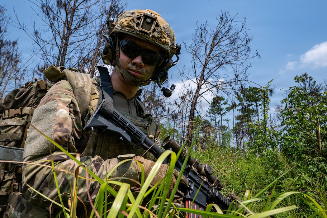 Airman posing for a photo.