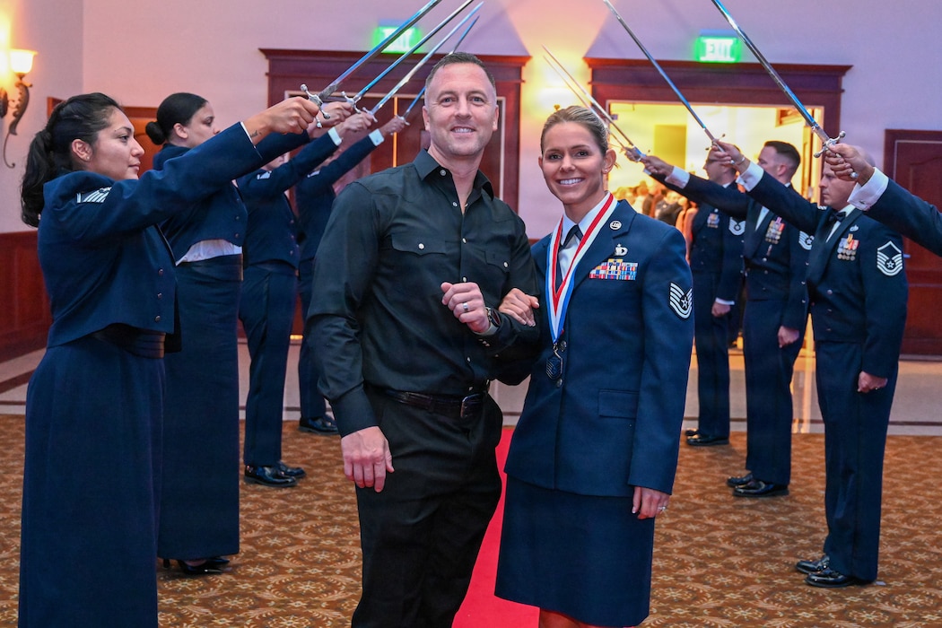 Airman pose for photo