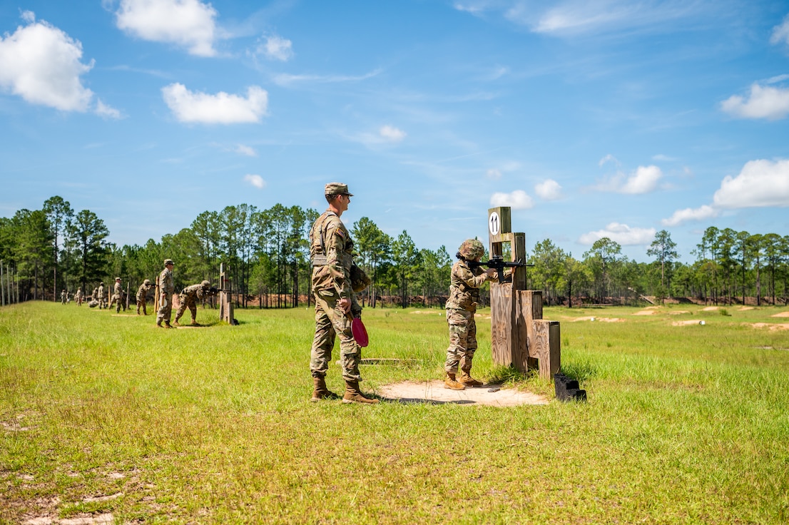 weapons qualification at the range