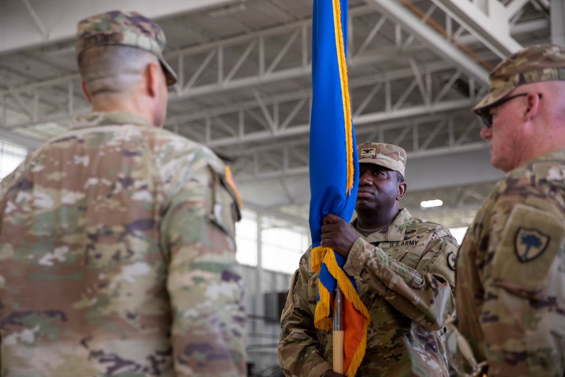 change of command passing the flag