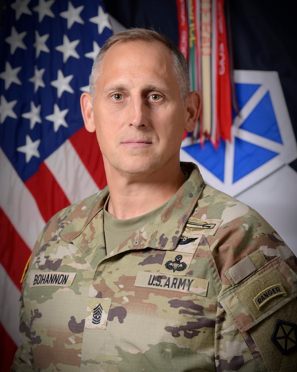 Command Sgt. Maj. Eric Bohannon