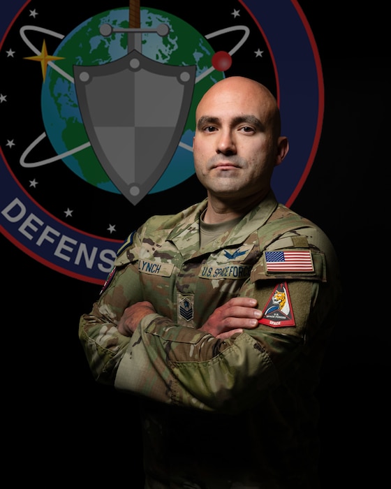Tech. Sgt. Caleb Lynch poses for a portrait.