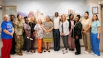 The pediatrics team takes a group picture together.