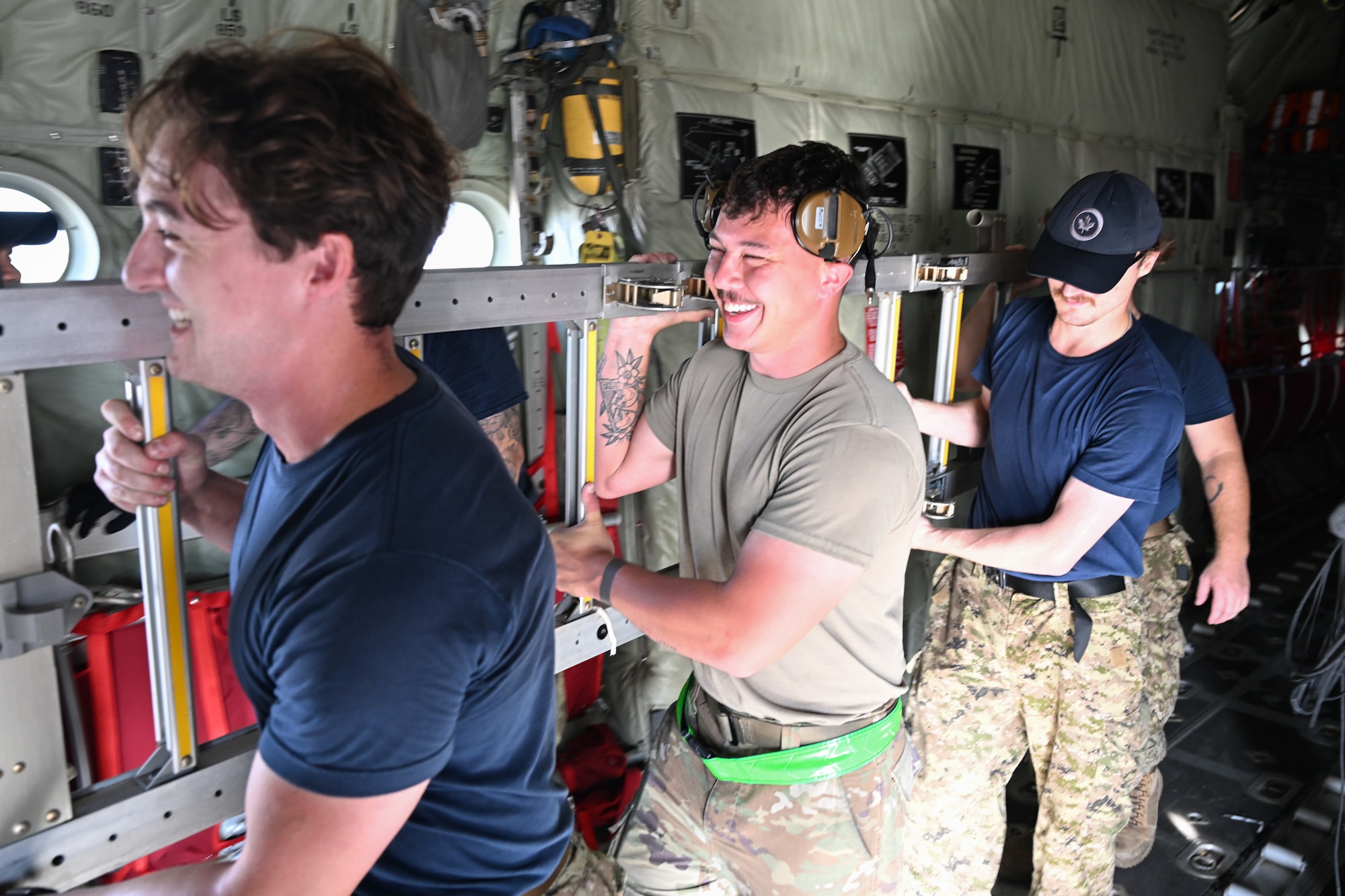 Service members serve