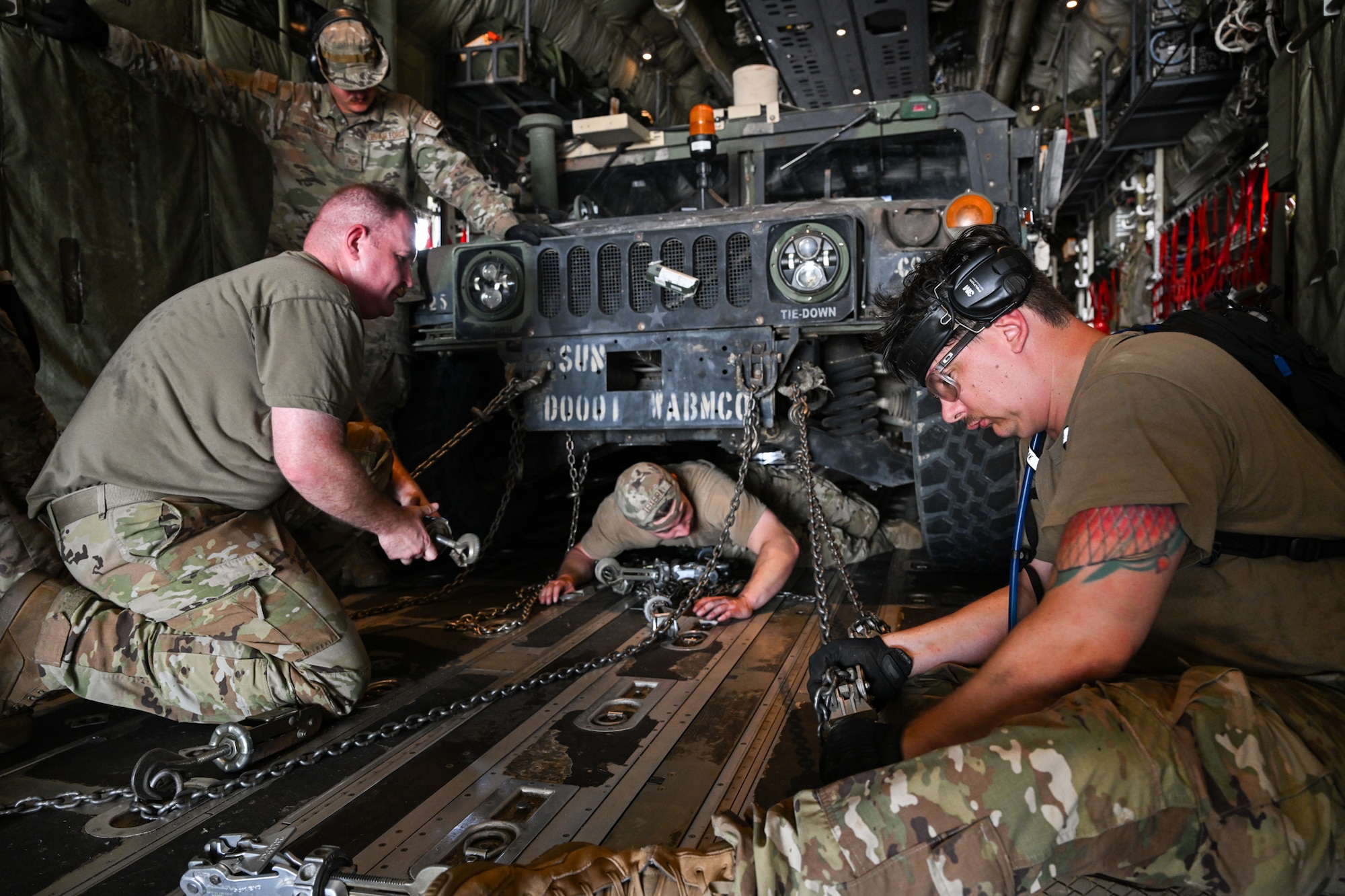 Service members serve