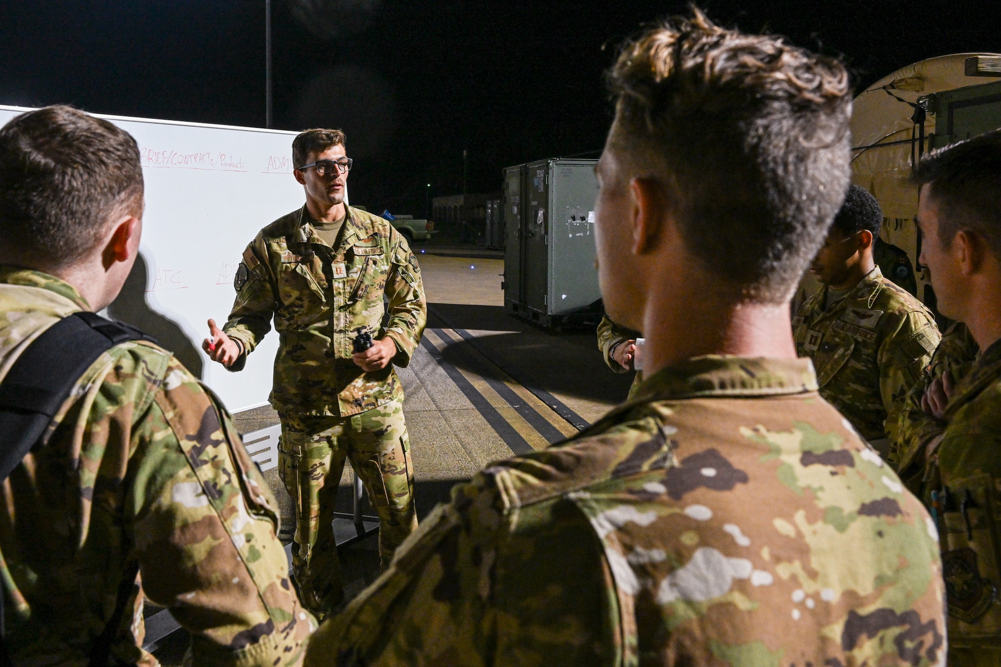 Service members serve