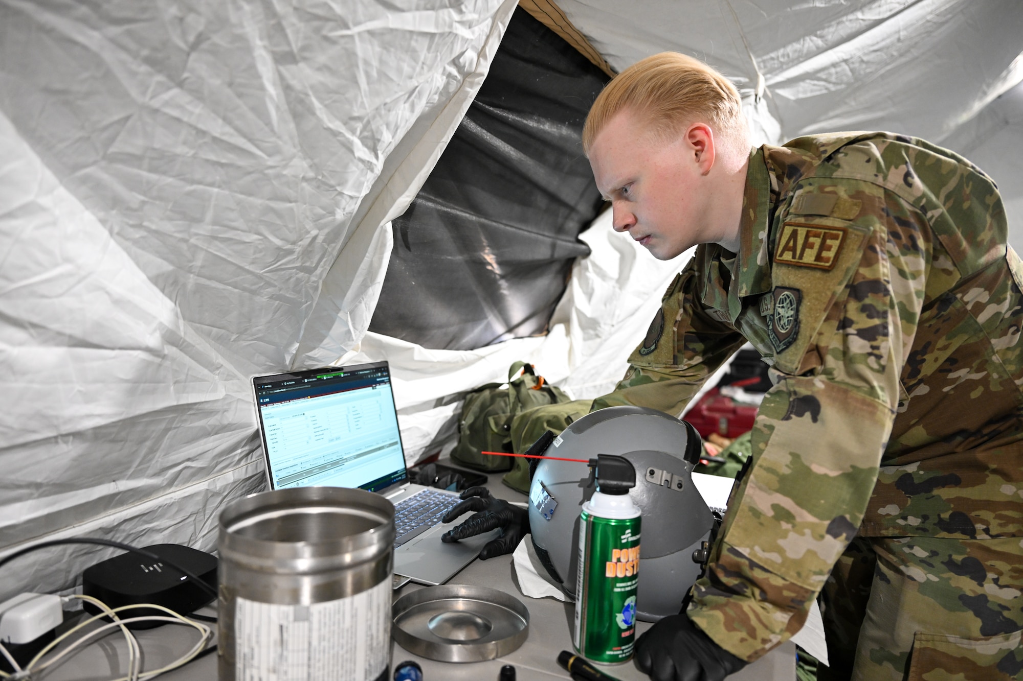 Service members serve