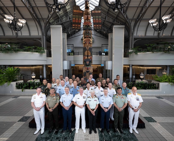 Senior military leaders representing 30 delegations and 29 countries gather for the 28th Indo-Pacific Chiefs of Defense Conference in Victoria, British Columbia, Canada, on September 1, 2026.