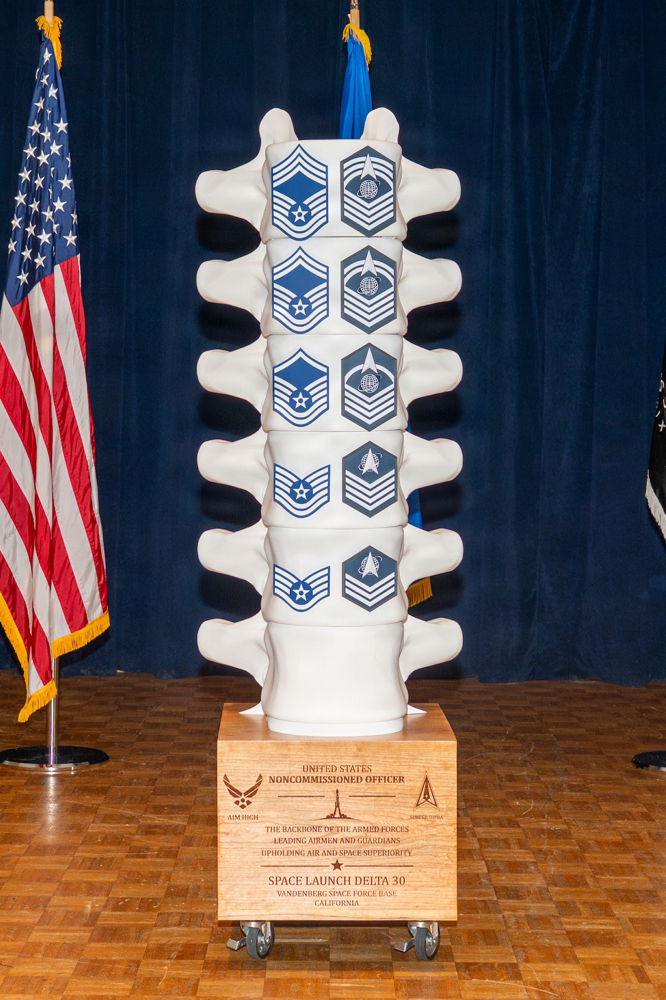 Object is on a stage