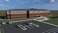 USACE rendering of a standard-design Collective Training Barracks, 2026.