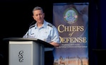 Chairman of the Joint Chiefs of Staff Gen. Dan Caine provides opening remarks during the PACOM Chiefs of Defense Conference 2026 in Victoria, Canada, September 1, 2026. (DoW Photo by Benjamin Applebaum)