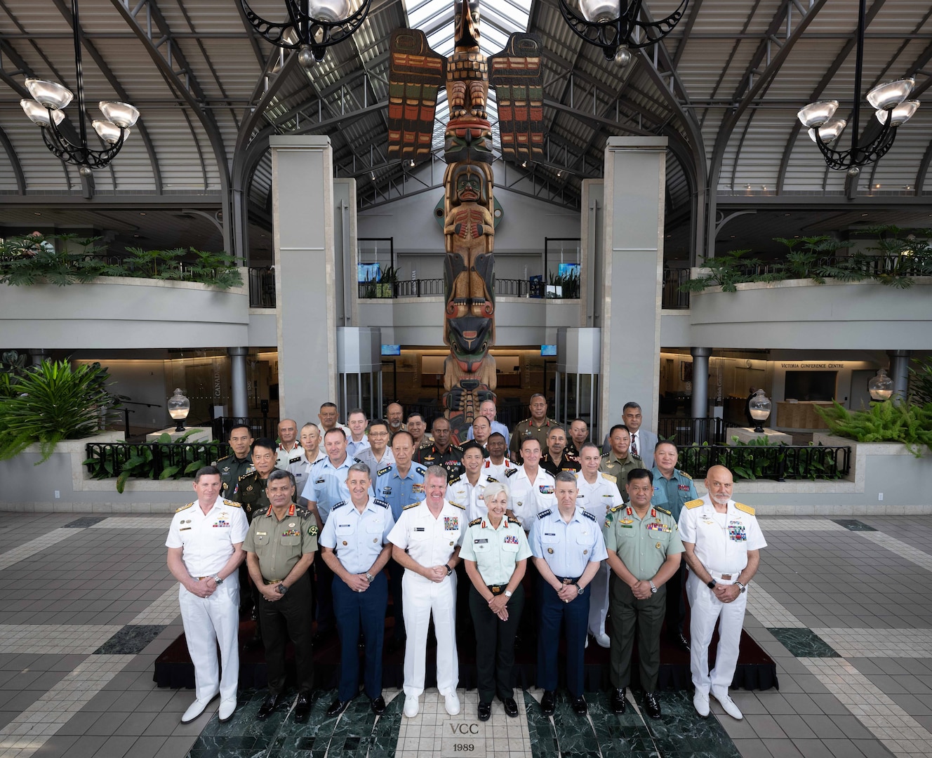 Senior military leaders representing 30 delegations and 29 countries gather for the 28th Indo-Pacific Chiefs of Defense Conference in Victoria, British Columbia, Canada, on September 1, 2026.