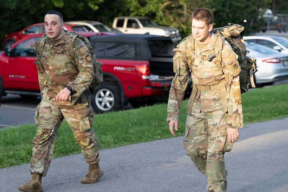 Indianapolis-area service members participate in the annual Danish Fylver March