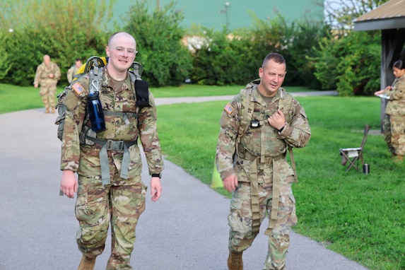 Indianapolis-area service members participate in the annual Danish Fylver March