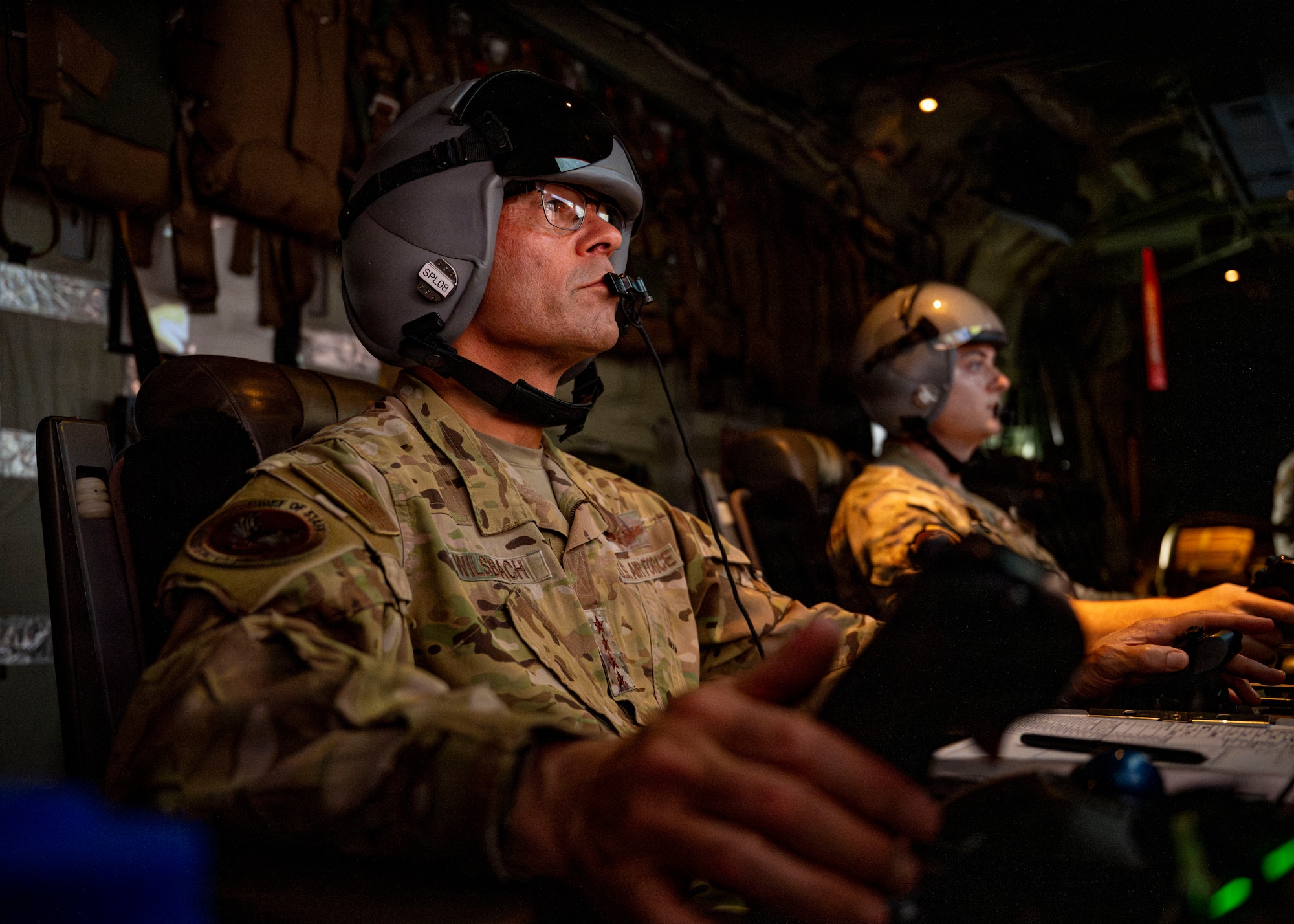 Air Force Chief of Staff Gen. Ken Wilsbach and Chief Master Sergeant of the Air Force David Wolfe, accompanied by their spouses, Mrs. Cindy Wilsbach and Dr. Doniel Wolfe, visited Air Force Special Operations Command at Hurlburt Field, Florida, Sept. 2, 2026.