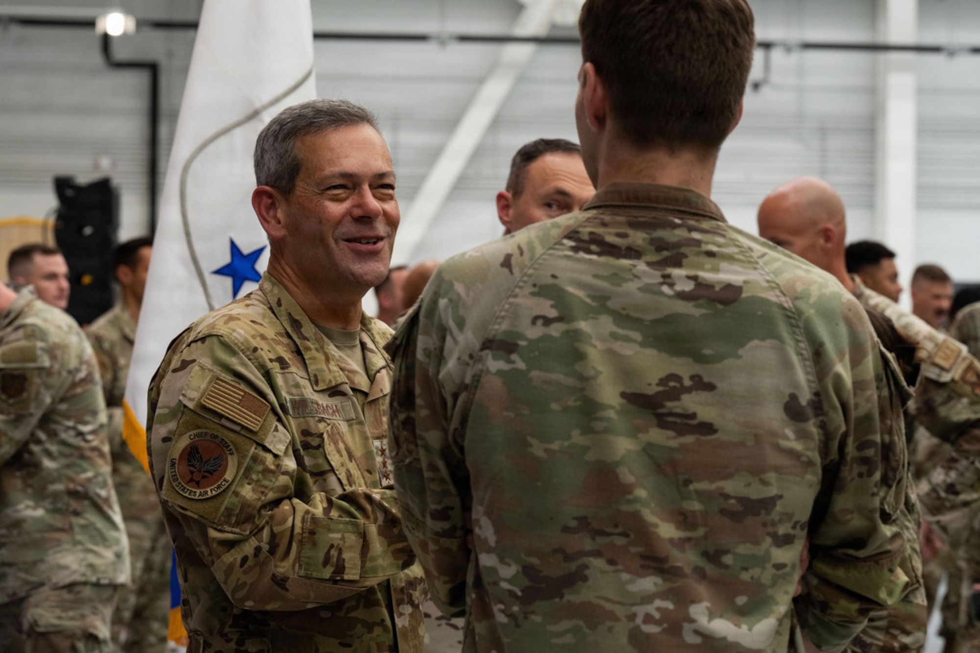 Air Force Chief of Staff Gen. Ken Wilsbach and Chief Master Sergeant of the Air Force David Wolfe, accompanied by their spouses, Mrs. Cindy Wilsbach and Dr. Doniel Wolfe, visited Air Force Special Operations Command at Hurlburt Field, Florida, Sept. 2, 2026.