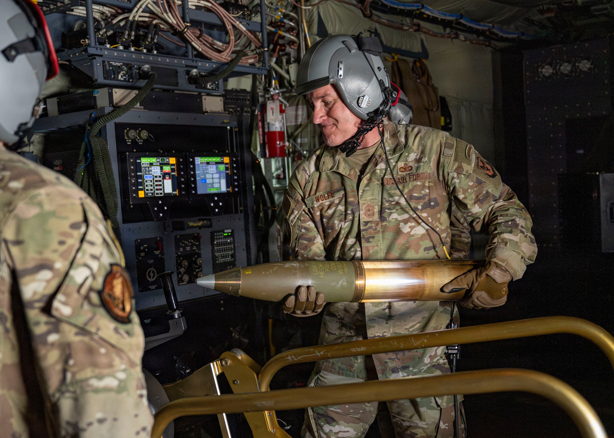 Air Force Chief of Staff Gen. Ken Wilsbach and Chief Master Sergeant of the Air Force David Wolfe, accompanied by their spouses, Mrs. Cindy Wilsbach and Dr. Doniel Wolfe, visited Air Force Special Operations Command at Hurlburt Field, Florida, Sept. 2, 2026.
