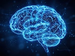 Illuminated brain map with network pathways. Visualization of interconnected neural pathways in brain. Electric neural network brain glowing with interconnected nodes and synapse pathways, visualization.