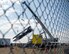 Missile maintenance technicians with the 583rd Missile Maintenance Squadron raise a newly refurbished missile suspension system at a launch facility near Minot Air Force Base, North Dakota, Aug. 18, 2026.