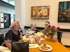Kentucky Army National Guard Soldiers assigned to the 103rd Brigade Support Battalion distributed leftover flowers and pastries to local healthcare workers and nursing home residents Aug. 9 in Harrodsburg, Kentucky, following a change of command ceremony. (Courtesy photo)
