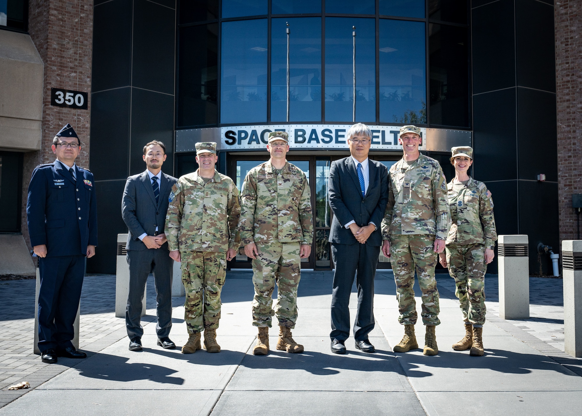 The Consulate-General of Japan in Denver visits Space Base Delta 1 leadership.