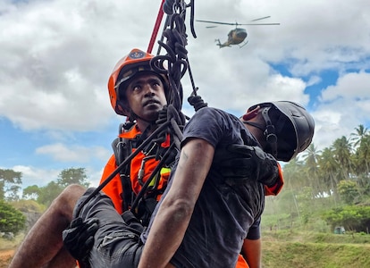 Montana National Guard Soldiers and Airmen, U.S. Pacific Air Forces personnel and Sri Lankan military members take part in disaster response subject matter expert exchanges during Atlas Angel II in Sri Lanka, September 2026.