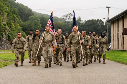 U.S. Soldiers and Airmen with the New York National Guard participated in the Danish Ruck March at Camp Smith Training Site, near Peekskill, Cortlandt Manor, N.Y., Aug. 28, 2026.