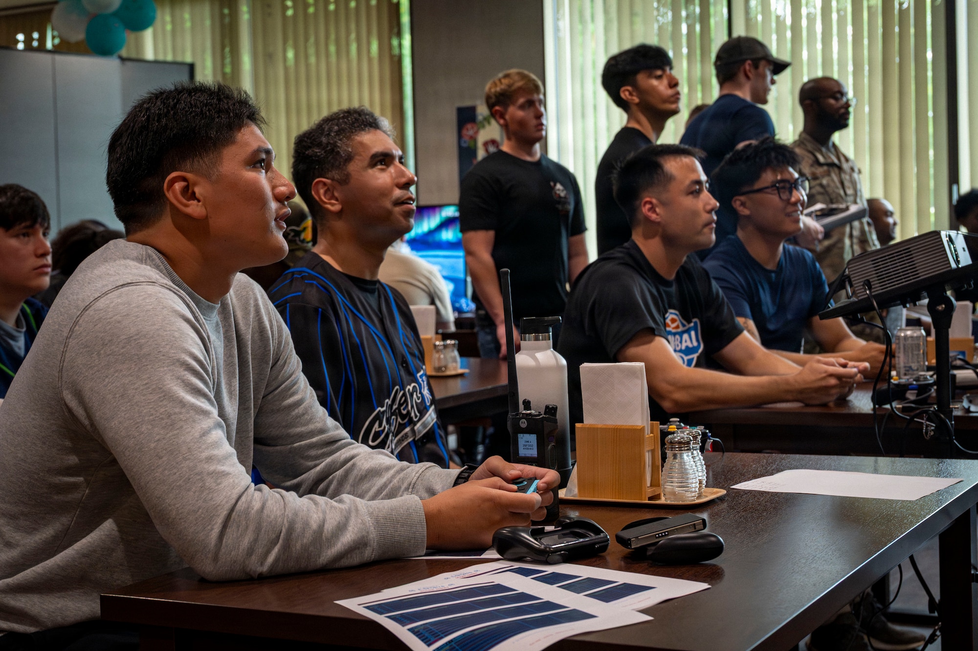 35th Fighter Wing members compete in a video game tournament during Wing Sports Day at Misawa Air Base, Japan, Sept. 3, 2026.
