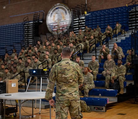 U.S. National Guardsmen with the Georgia National Guard, assigned to Joint Task Force-District of Columbia (JTF-DC) in support of the DC Safe and Beautiful mission, complete Joint Reception, Staging, Onward Movement, and Integration (JRSOI) at the DC Armory in Washington, Sept. 2, 2026. Over 3,500 National Guard members are supporting the mission, providing critical assistance to the Metropolitan Police Department to help ensure the safety of residents, commuters, and visitors throughout the District. (U.S. Army National Guard photo by Sgt. Alex Lopez)