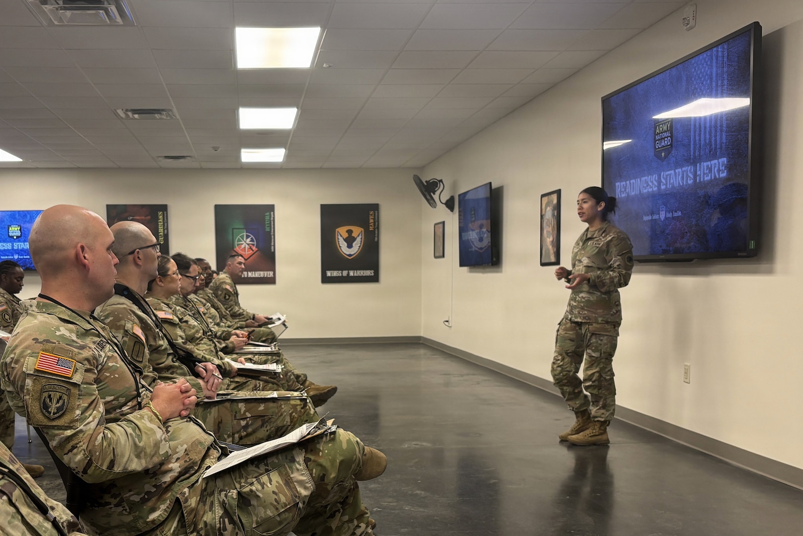 The Georgia Army National Guard conducts Soldier Readiness Processing for nearly 6,600 Soldiers at its 12-building readiness site on the Georgia Garrison Training Center at Fort Stewart, Ga.