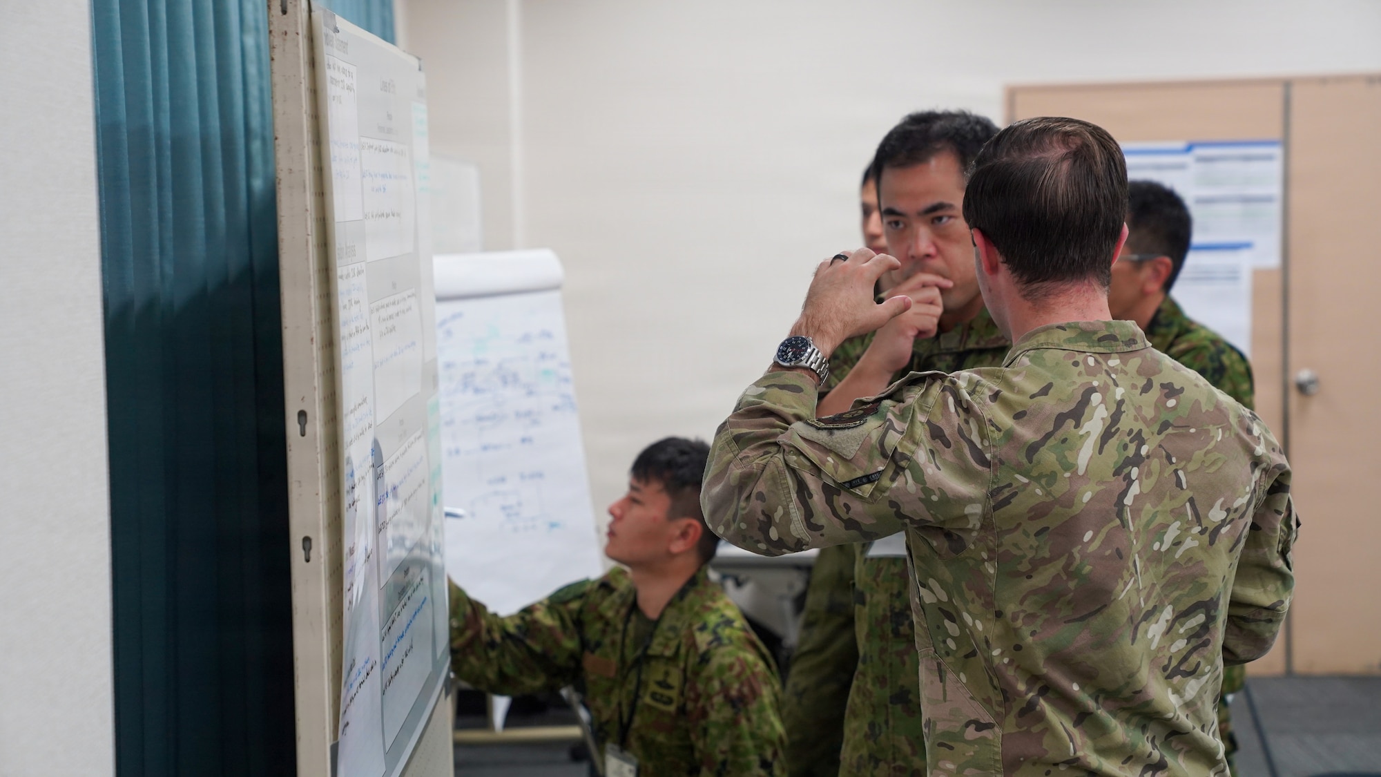 The five-day event centered on interoperability and collaborative capabilities. It consisted of briefings, discussions and working groups focused on air-to-ground integration and humanitarian assistance and disaster response in a joint environment.