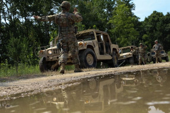 639th Transportation Company executes vehicle recovery training during WAREX