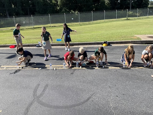 Fizzy Rocket launch while learning about rocketry.