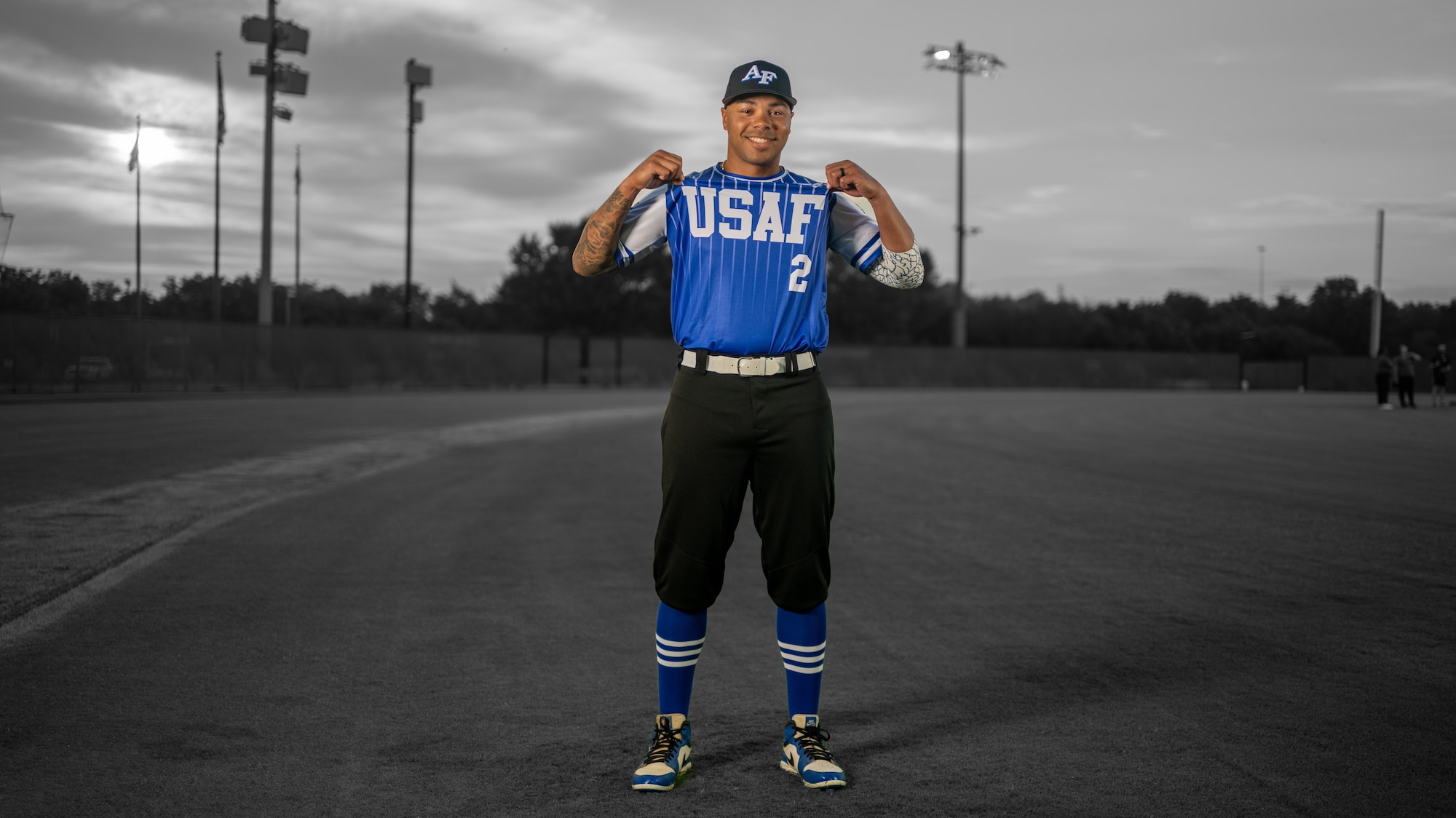Photo of SSgt. Jacob McDonald at Devon Park in Oklahoma city, Oklahoma, Aug. 29, 2026. (Courtesy photo provided by Staff Sergeant Jacob McDonald)