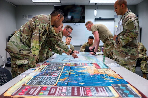 At the U.S. Air Force and U.S. Space Force’s Officer Training School, civilians and prior enlisted Servicemembers with college degrees undergo a rigorous 60-day training program, culminating in their commissioning as officers. (U.S. Air Force/Damien Thomas)